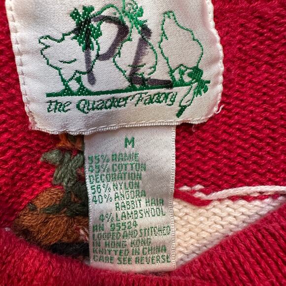 Vintage Y2K The Quacker Factory Ugly Christmas Sweater with Angels Size M - Picture 7 of 9